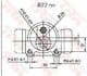 BWH168 TRW Колесный тормозной цилиндр