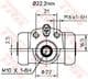 BWH377 TRW Колісний гальмівний циліндр