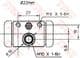 BWH394 TRW Колісний гальмівний циліндр для Fiat Punto