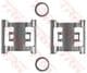 PFK340 TRW Компоненти дискових гальмівних колодок