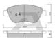 BPFI1026 Aisin Тормозные колодки