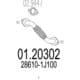 01.20302 MTS Приемная труба для Hyundai i20