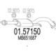 01.57150 MTS Средний глушитель выхлопных газов для Mitsubishi Pajero