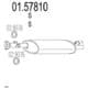 01.57810 MTS Середній глушник вихлопних газів