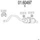 01.60497 MTS Глушитель выхлопных газов конечный для Renault Espace