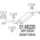 01.66220 MTS Глушник вихлопних газів кінцевий для Seat Marbella