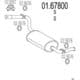 01.67800 MTS Глушник вихлопних газів кінцевий