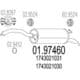 01.97460 MTS Глушитель выхлопных газов конечный для Toyota Yaris