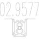 02.9577 MTS Кронштейн кріплення вихлопної магістралі для BMW 3 Series