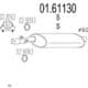 01.61130 MTS Глушник вихлопних газів кінцевий