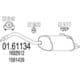 01.61134 MTS Глушитель выхлопных газов конечный для Ford Ka