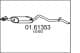 0161353 MTS Глушник вихлопних газів кінцевий