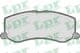 05P522 LPR Гальмівні колодки для Suzuki Swift
