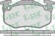05P582 LPR Гальмівні колодки