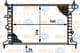 8MK 376 720-401 Behr Hella Радіатор охолодження двигуна для Opel Vectra
