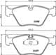 8DB 355 010-711 Behr Hella Гальмівні колодки для BMW 5 Series