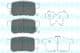 KBP-2044 Kavo Parts Гальмівні колодки