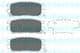 KBP-5504 Kavo Parts Гальмівні колодки