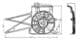 47013 NRF Вентилятор системы охлаждения двигателя для Opel Vectra