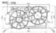 47033 NRF Вентилятор системи охолодження двигуна для Ford Focus