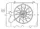47067 NRF Вентилятор системы охлаждения двигателя