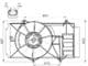 47525 NRF Вентилятор системи охолодження двигуна для Toyota Yaris