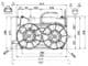 47673 NRF Вентилятор системи охолодження двигуна для Toyota Prius
