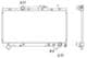 517590 NRF Радиатор охлаждения двигателя для Toyota Carina