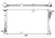 53123 NRF Радиатор охлаждения двигателя