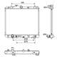 53158 NRF Радіатор охолодження двигуна