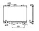 53687 NRF Радіатор охолодження двигуна