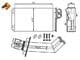 54280 NRF Радіатор пічки для Renault Laguna
