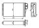 54304 NRF Радіатор пічки для Peugeot 207