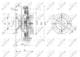 49572 NRF Вискомуфта вентилятора для Toyota Land Cruiser