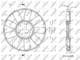 49810 NRF Крильчатка вентилятора системи охолодження двигуна для Mercedes Vario
