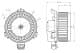34298 NRF Вентилятор салону