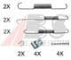 0854Q A.B.S. Монтажний комплект барабанних гальмівних колодок