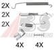 0891Q A.B.S. Монтажний комплект барабанних гальмівних колодок