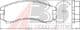 36611 A.B.S. Тормозные колодки