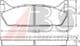 36723 A.B.S. Тормозные колодки
