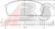 36926 A.B.S. Тормозные колодки для Mazda 323