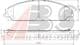 37511 A.B.S. Гальмівні колодки
