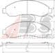 37654 A.B.S. Тормозные колодки