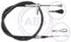 K17455 A.B.S. Трос ручного тормоза для SsangYong Rodius