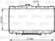 731110 Valeo Радиатор охлаждения двигателя