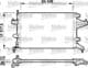732825 Valeo Радиатор охлаждения двигателя