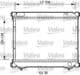 735074 Valeo Радиатор охлаждения двигателя для Suzuki Vitara