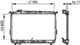 734949 Valeo Радиатор охлаждения двигателя