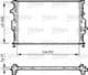735374 Valeo Радіатор охолодження двигуна