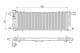 701454 Valeo Радіатор охолодження двигуна